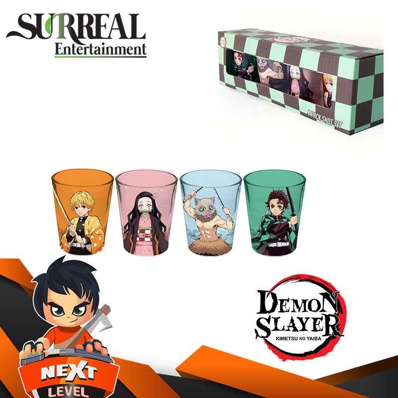 Surreal - Demon Slayer - 4 Pack Shot Set