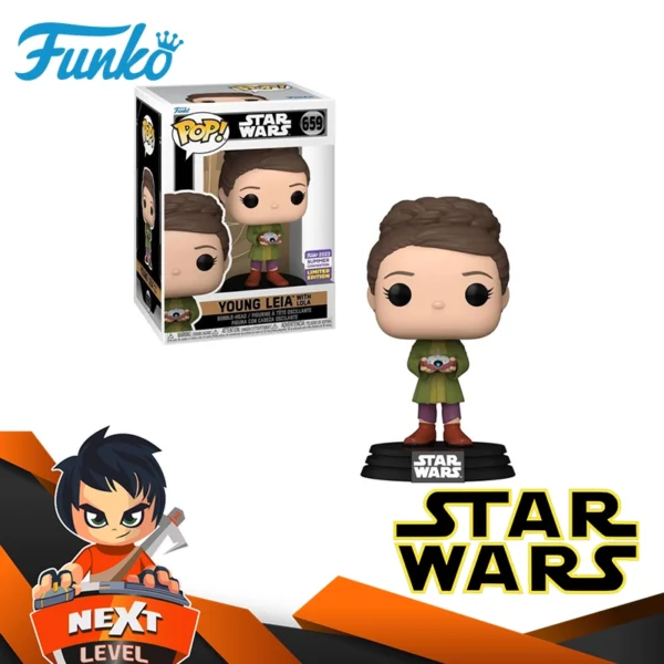 Star Wars: Obi-Wan Kenobi - Young Leia with Lola - Funko Pop! 2023 Convention Exclusive