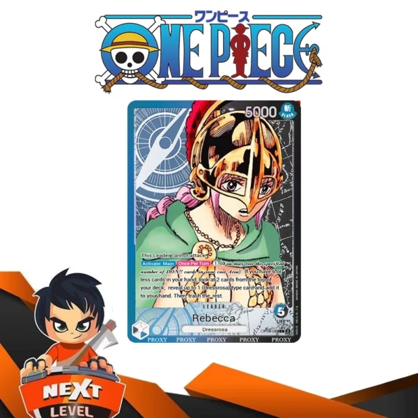 (NUEVO) Custom Lider One Piece TCG: Rebecca OP04