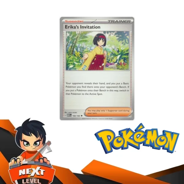 Pokemon TCG - Erika's Invitation Trainer - 160/165 - Scarlet & Violet