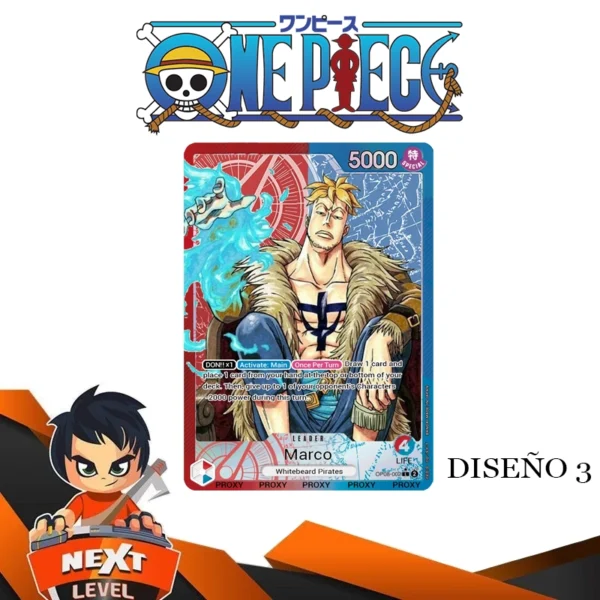 Custom Lider One Piece TCG: Marco OP08 - Imagen 5