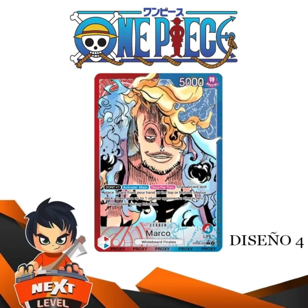 Custom Lider One Piece TCG: Marco OP08 - Imagen 6